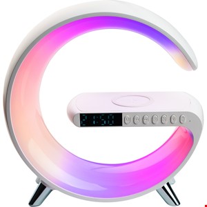 چراغ خواب اسپیکر دار با شارژر وایرلس